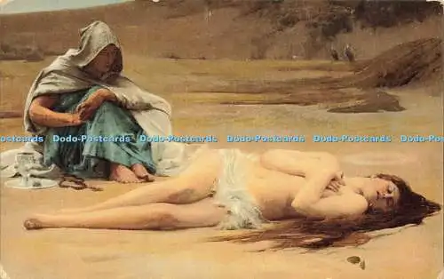 R593366 Walker Art gallery Pelagia and Philamon Photochrom Arthur Hacker A R A