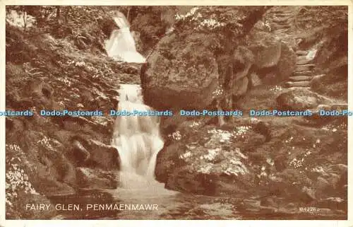 R597523 Fairy Glen Penmaenmawr W4228R Phototype Valentines 1954