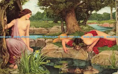 R593367 Walker Art Gallery Echo and Narcissus Photochrom J W Waterhouse R A