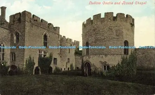 R595508 Ludlow Castle and Round Chapel Valentines Series