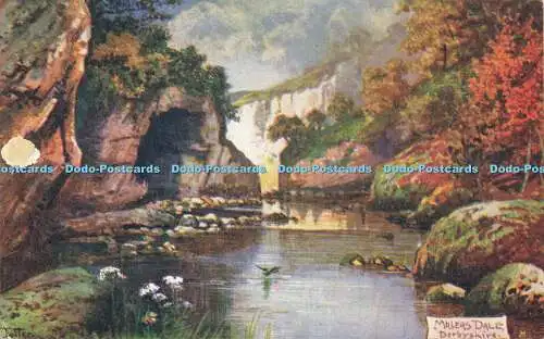 R595511 Jotter Millers Dale Derbyshire Tuck Oilette 1357 Derbyshire Dales 1912