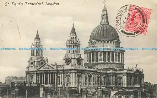 R597525 St Pauls Cathedral London 1910 Valentines Series