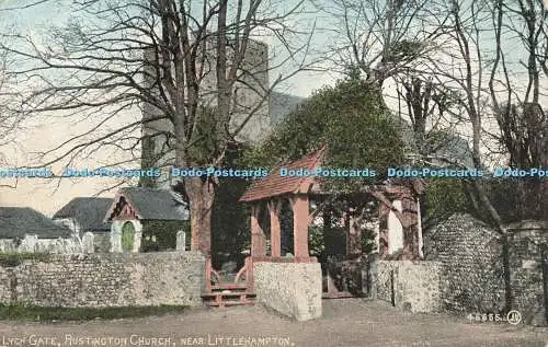 R597529 Lych Gate Rustington Church near Littlehampton 46665 Valentines Series 1