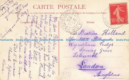 R589610 Saintes Une Voute des Arenes et le Clocher St Eutrope 1910