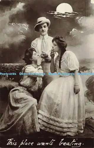 R589613 Dieser Ort will Frauen und Männer schlagen Davidson Bros 1910