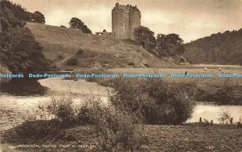 R593386 Neidpath Castle from W Peebles A R Edwards