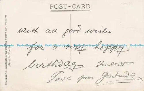 R589628 Blumen lieben Glück Krone Ihren Geburtstag REX 4378 Siedler Handcolo