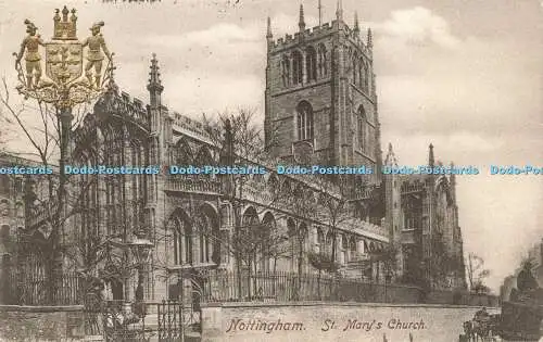 R595539 Nottingham St Marys Church J and S E Griffith Friths Serie 1905