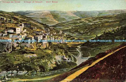 R591522 Village de Siloe Dorf Siloah Dort Siloa E B C 105