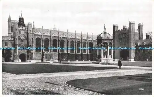 R593429 Cambridge Trinity College Front Court Valentine Silveresque