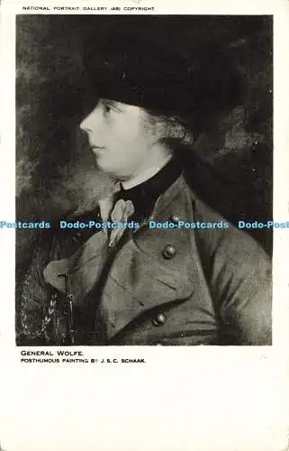 R589674 National Portrait Gallery General Wolfe Posthumes Gemälde von J S C Sch