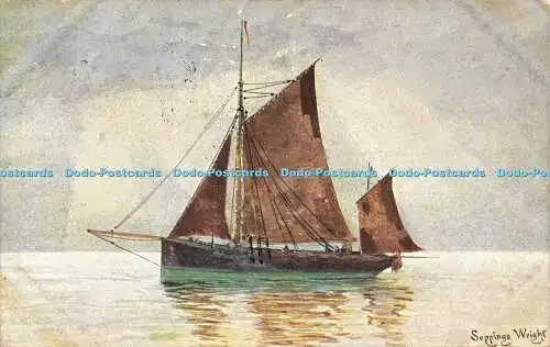 R591555 Seppings Wright Segelboot S Hildesheimer 1903