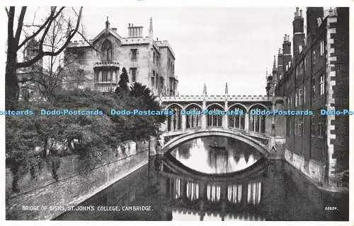 R593441 Cambridge St John College Seufzerbrücke Valentine Silveresque