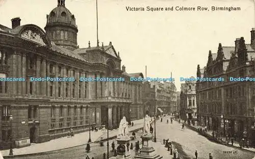 R593442 Birmingham Victoria Square and Colmore Row Valentines Series 1917