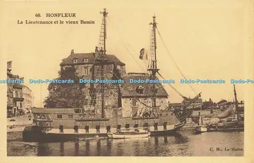 R597599 60 Honfleur La Lieutenance et le vieux Bassin C M Le Havre E L D