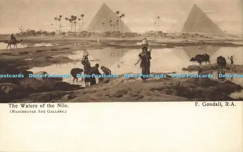 R597605 Waters of Nile F Goodall R A Manchester Art Gallery Eyre and Spottiswood