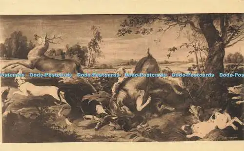 R595635 F Snyders 1579 1657 Chasse au cerf Hertenjacht Musee de Bruxelles D Nels