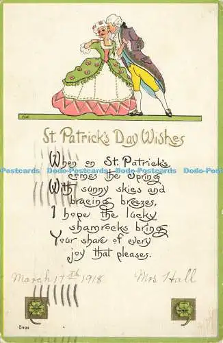 R589743 St Patricks Day Wishes When on St Patricks comes the Spring 8401 S Bergm