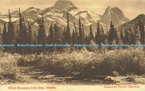 R593530 Alberta Wind Mountain von Gap Canadian Pacific Railway Valentine