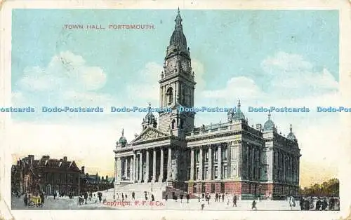 R593551 Portsmouth Town Hall G D und D L 1906