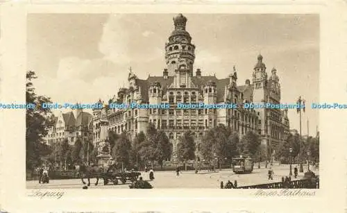 R595684 Leipzig Neues Rathaus B H C Nr 14925 Vereinigter Leipziger Bahnhofsbuchh