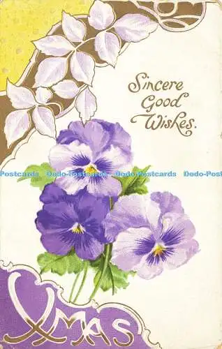 R589804 Sincere Good Wishes Serie Nr 177 B B London 1908