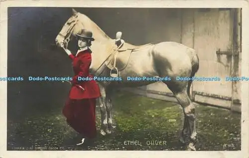 R595705 Ethel Oliver A 413 R Dunn Horse 1907 RP