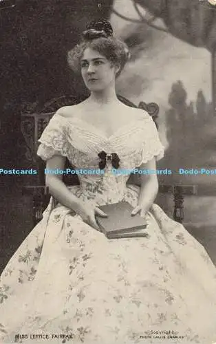 R589820 Miss Lettice Fairfax Lallie Charles Star Serie G D und D 1907