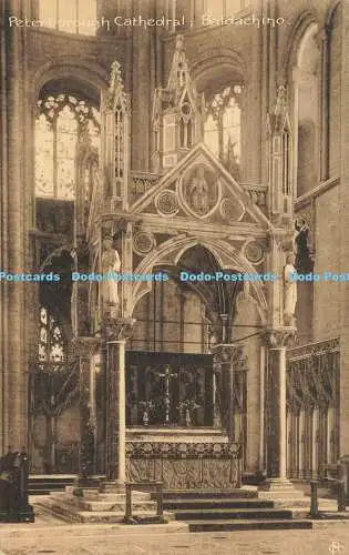 R589833 Peterborough Cathedral Baldachino George Caster