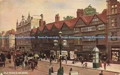 R597750 Old Houses Holborn S Hildesheimer London Views Series No 5292 Fac Simile