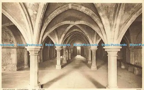 R595740 Rochester Cathedral Crypt 39298 Photochrom