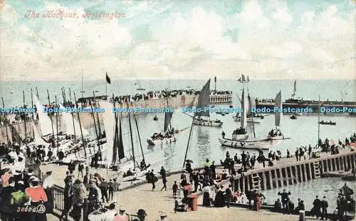 R593616 Bridlington The Harbour Valentines Serie 1905