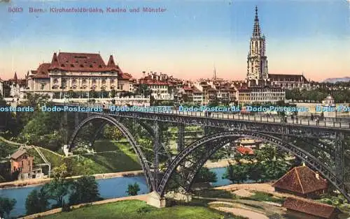 R597762 5083 Bern Kirchenfeldbrücke Kasino und Münster Wehrli A G Kilchberg Zuri