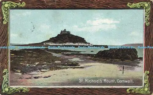 R595774 St Michaels Mount Cornwall Kunst Postkarten Shureys Publikationen