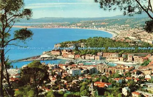 R593649 Nice Vue Panoramique sur la Ville et la Baie des Anges S E P T 1971