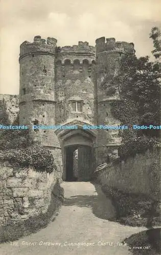 R589880 Great Gateway Carisbrooke Castle I of W T Piper