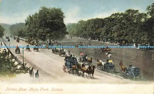 R591808 Rotten Row Hyde Park London Valentines Serie