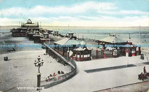 R591809 Victoria Pier Blackpool 1906