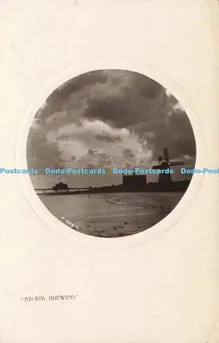 R589939 Storm Brewing Rotary Photographic Circle Plate Sunk Series 1908