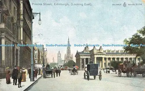 R593709 Edinburgh Princes Street Looking East W R and S Reliable Series 1905