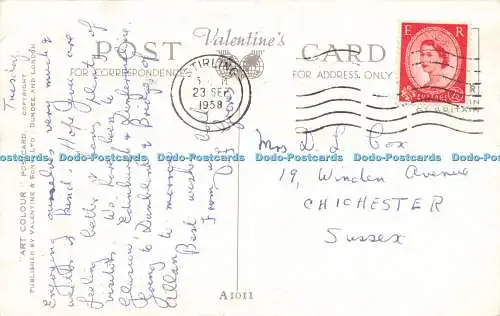 R597863 Royal Stewart Art Galleries Glasgow Art Colour Valentines 1958 A1011