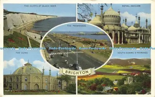 R593729 Brighton The Dome South Downs and Poynings The Promenade E T W Dennis Ne