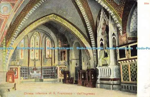 R593731 Chiesa Interiore di S Francesco dall ingresso Franz Schemm