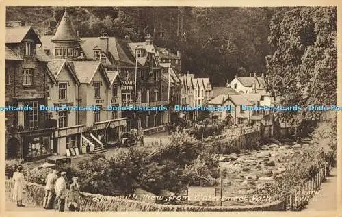 R593754 Lynmouth Blick vom Watersmeet Path F Frith 1951