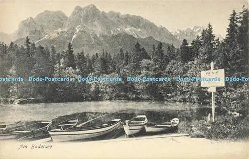 R591875 Am Badersee Nr 469 B Johannes Max Beckert K B Hoffoto