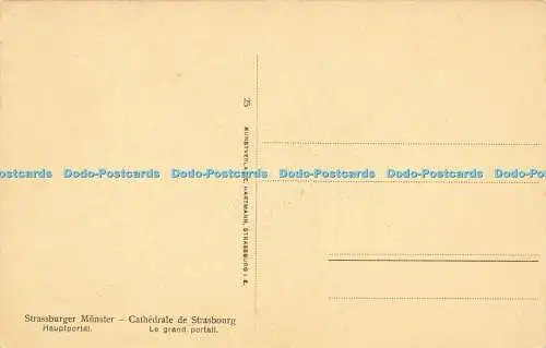 R590010 Strassburger Münster Kathedrale Strasbourg E Hartmann