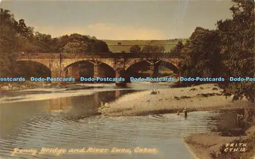 R593784 Caton Bridge and River Lune F Frith