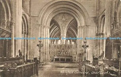 R591889 Hereford Cathedral Choir East Friths Series No 2611B