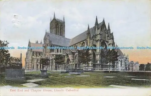 R597943 East End and Chapter House Lincoln Cathedral G W W