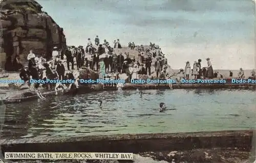 R593805 Whitley Bay Table Rocks Swimming Bath 1918
